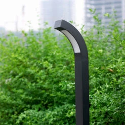 Lucande Grafitgraue LED-Wegeleuchte Lennik -Eleganter Beleuchtungsladen 9619006 2