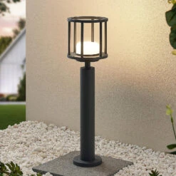 Lucande Berenike Wegeleuchte, Rund, 60 Cm