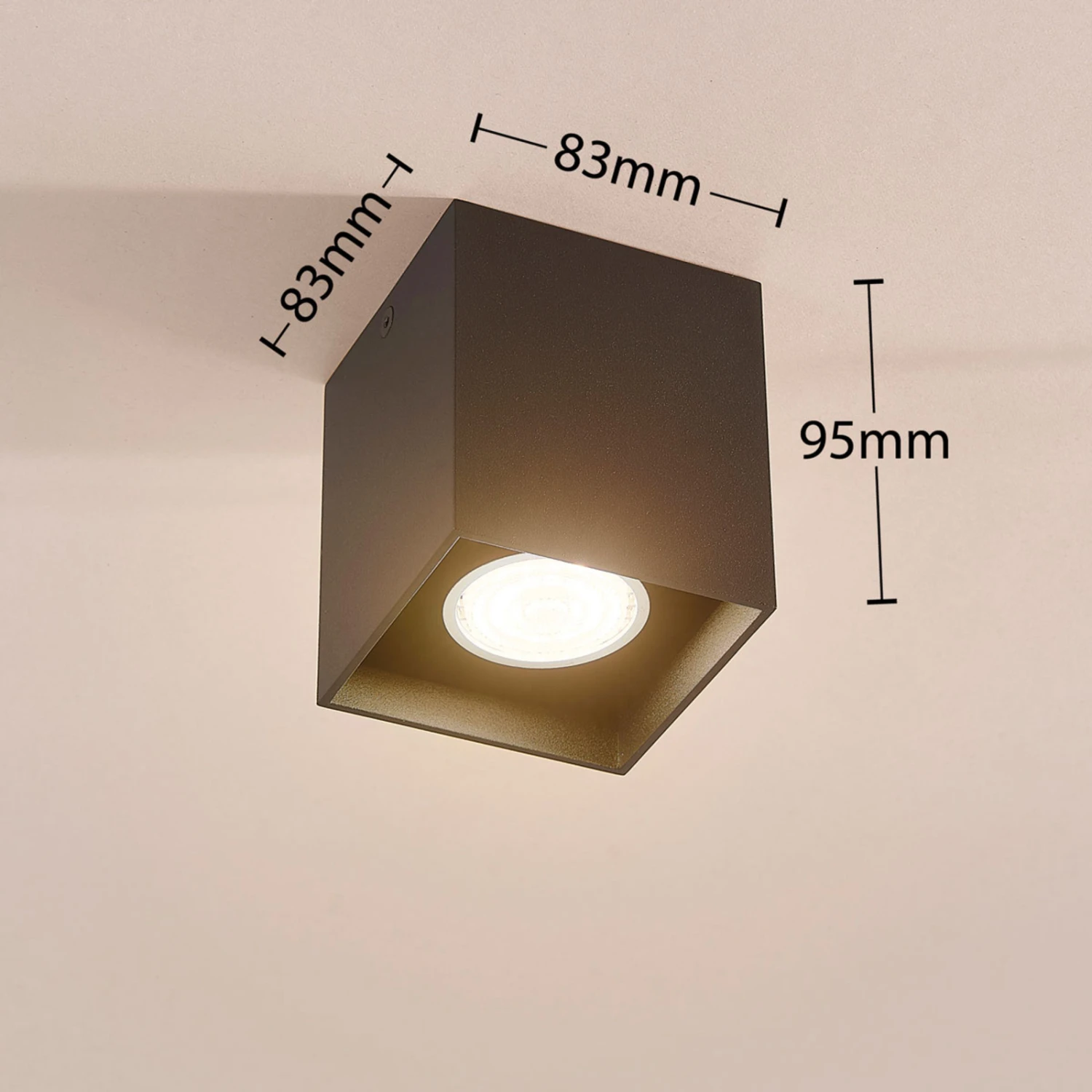 Carson - Aufbau-Deckenspot In Schwarz 11 Carson - Aufbau-Deckenspot In Schwarz – Bild 9