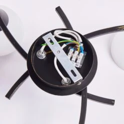 Dreiflammige Deckenlampe Della, Schwarz-gold -Eleganter Beleuchtungsladen 9620970 7