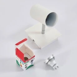 Weißer Spot Iluk Für Wand Und Decke -Eleganter Beleuchtungsladen 9621397 7