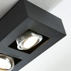 Deckenleuchte Vince, 25x14cm In Schwarz -Eleganter Beleuchtungsladen 9621707 3