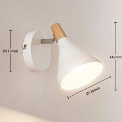 Wandleuchte Arina In Weiß, 1-flammig 13 Wandleuchte Arina In Weiß, 1-flammig -Eleganter Beleuchtungsladen 9621804 3