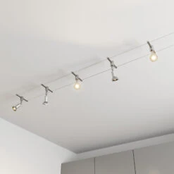 Seilsystem Rope Mit Strahlern, Fünfflammig -Eleganter Beleuchtungsladen 9624127 8