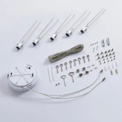 Seilsystem Marno, Fünfflammig -Eleganter Beleuchtungsladen 9624201 6