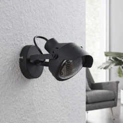 Scheinwerfer-Spot Henega In Schwarz, 1-flammig -Eleganter Beleuchtungsladen 9624359 2