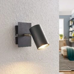 Lindby Joffrey Deckenstrahler, Einflammig, Schwarz -Eleganter Beleuchtungsladen 9624823 4