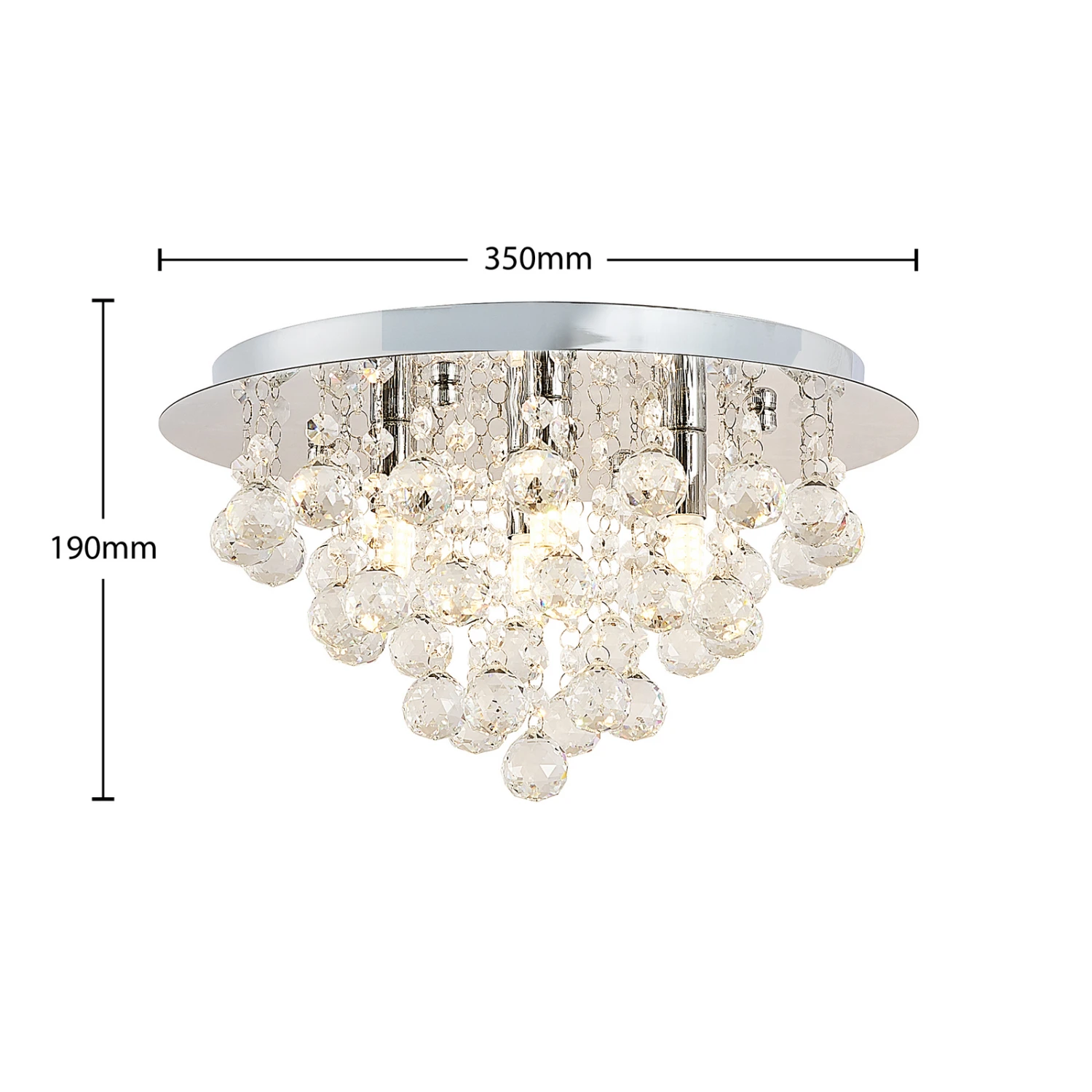 Lindby Antonino Deckenleuchte, Vierflammig 9 Lindby Antonino Deckenleuchte, Vierflammig – Bild 7