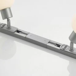 Lindby Linaro 1-Phasen-Schienensystem 4fl, Silber -Eleganter Beleuchtungsladen 9627091 6