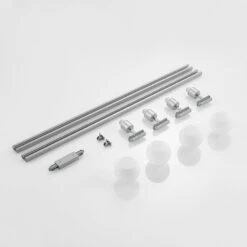 Lindby Linaro 1-Phasen-Schienensystem 4fl, Silber -Eleganter Beleuchtungsladen 9627091 7