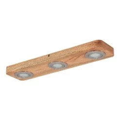 Lindby Mikari LED-Deckenleuchte Aus Holz, 3-fl. -Eleganter Beleuchtungsladen 9627413 3