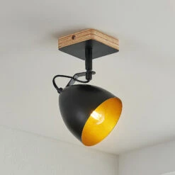 Lindby Colton Wand-Strahler Schwarz/gold, 1-fl. -Eleganter Beleuchtungsladen 9627656 5