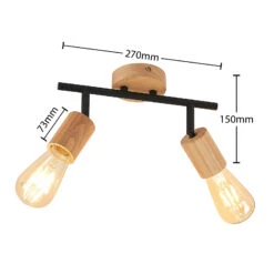 Lindby Magniva Deckenstrahler, Zweiflammig -Eleganter Beleuchtungsladen 9627846 3
