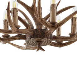 Lindby Tejask Hängelampe, Geweih, 6-fl., 70 Cm 16 Lindby Tejask Hängelampe, Geweih, 6-fl., 70 Cm -Eleganter Beleuchtungsladen 9627918 5