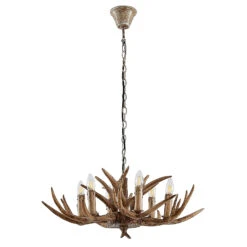 Lindby Tejask Hängelampe, Geweih, 6-fl., 70 Cm 17 Lindby Tejask Hängelampe, Geweih, 6-fl., 70 Cm -Eleganter Beleuchtungsladen 9627918 6