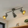 Lindby Julin Strahler, Dreiflammig, Dunkelgrau -Eleganter Beleuchtungsladen 9628087