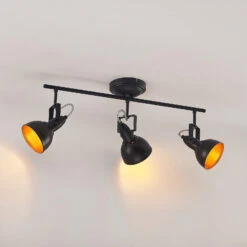 Lindby Morgana Strahler, Schwarz-gold, Dreiflammig -Eleganter Beleuchtungsladen 9628252 5