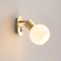 Lindby Lioma Steckdosenleuchte, Neigbar, Messing -Eleganter Beleuchtungsladen 9628267 3