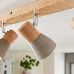 ELC Eletta Deckenstrahler, Beton, Vierflammig -Eleganter Beleuchtungsladen 9628474 6