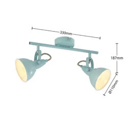 Lindby Saidimo Deckenstrahler Neigbar, Zweiflammig -Eleganter Beleuchtungsladen 9628503 5