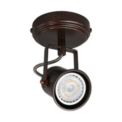 Braun-goldener Spot Cansu, GU10 -Eleganter Beleuchtungsladen 9639072 3