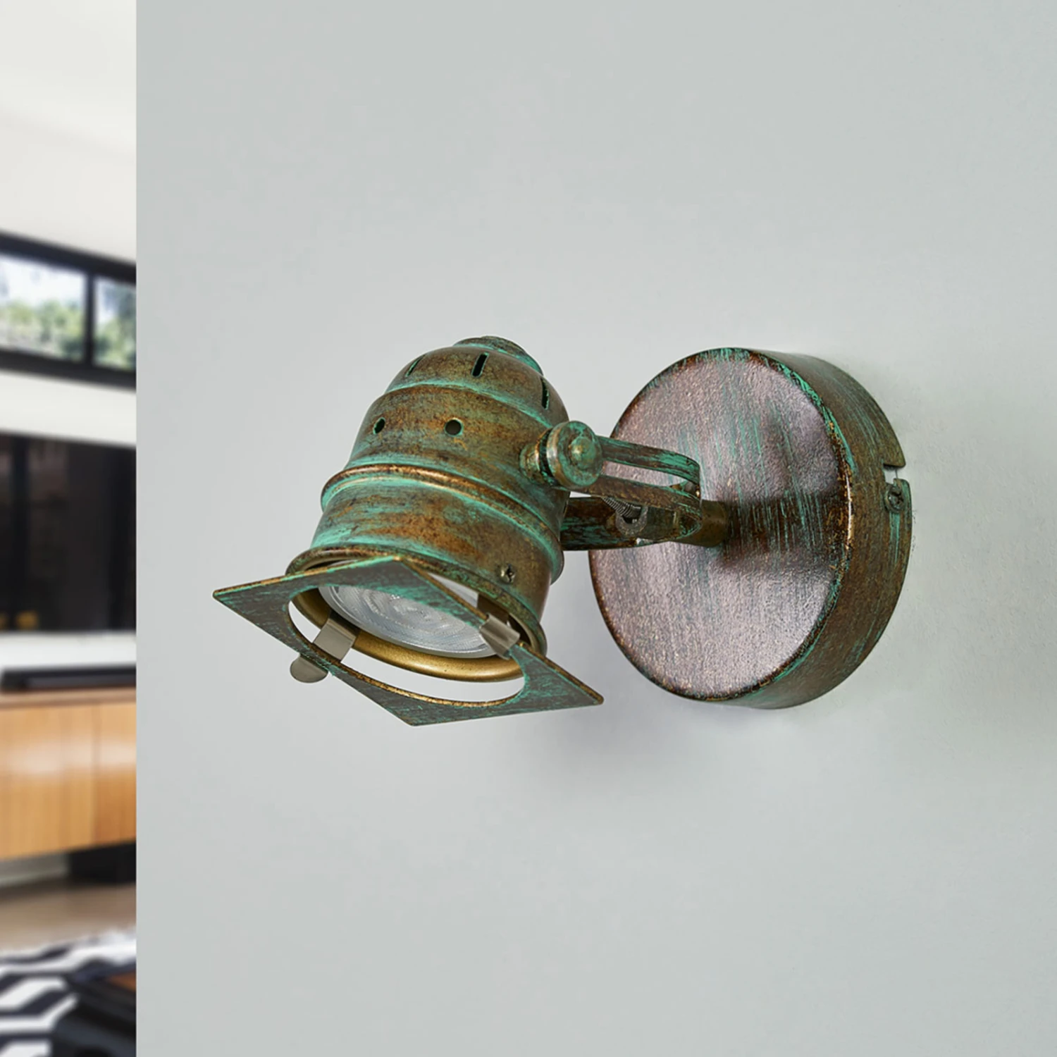 Strahler Janek Mit Grünspanoptik 4 Strahler Janek Mit Grünspanoptik – Bild 2