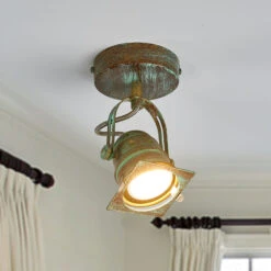 Strahler Janek Mit Grünspanoptik 14 Strahler Janek Mit Grünspanoptik -Eleganter Beleuchtungsladen 9639083 3