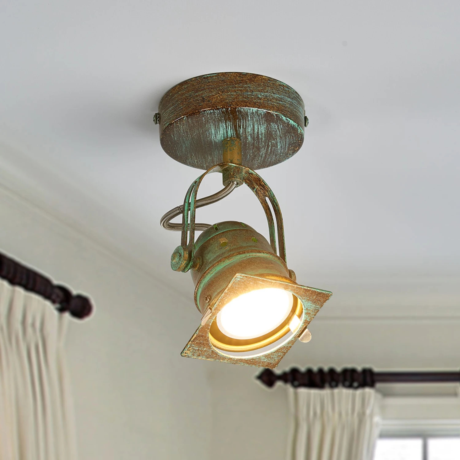 Strahler Janek Mit Grünspanoptik 6 Strahler Janek Mit Grünspanoptik – Bild 4