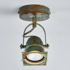 Strahler Janek Mit Grünspanoptik 16 Strahler Janek Mit Grünspanoptik -Eleganter Beleuchtungsladen 9639083 5