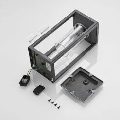 Lindby Estami Sockelleuchte, 35 Cm, Dunkelgrau 19 Lindby Estami Sockelleuchte, 35 Cm, Dunkelgrau -Eleganter Beleuchtungsladen 9647109 8