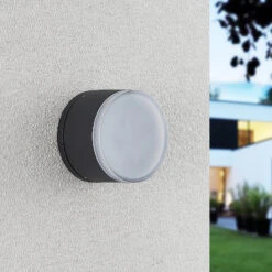 Lindby Mathea LED-Außen-Deckenleuchte, Zylinder -Eleganter Beleuchtungsladen 9915003 3