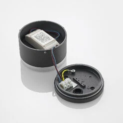 Lindby Mathea LED-Außen-Deckenleuchte, Zylinder -Eleganter Beleuchtungsladen 9915003 8