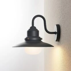 Lindby Roisin Außen-Wandleuchte, Dunkelgrau -Eleganter Beleuchtungsladen 9915011 3