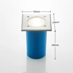 Arcchio Pavelo Boden-Einbaulampe, Eckig E27, IP67 -Eleganter Beleuchtungsladen 9916015 7