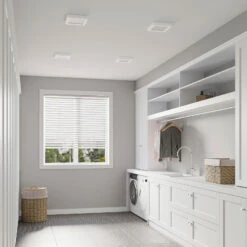 Prios Alette LED-Deckenleuchte, Weiß, 22,7 Cm 24W -Eleganter Beleuchtungsladen 9917064 3