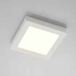 Prios Alette LED-Deckenleuchte, Weiß, 22,7 Cm 24W -Eleganter Beleuchtungsladen 9917064 5