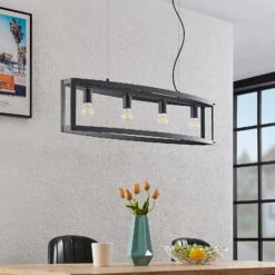 Lindby Mizgin Hängeleuchte Ohne Gitter 4-flammig -Eleganter Beleuchtungsladen 9921135 2