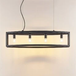 Lindby Mizgin Hängeleuchte Ohne Gitter 4-flammig -Eleganter Beleuchtungsladen 9921135 6