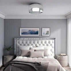 Lucande Elinara Kristall-Deckenlampe, 40 Cm Chrom 13 Lucande Elinara Kristall-Deckenlampe, 40 Cm Chrom -Eleganter Beleuchtungsladen 9923001 2