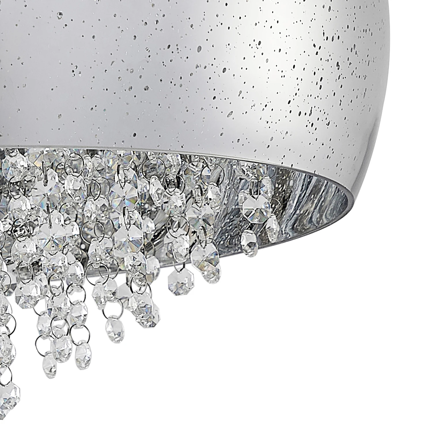 Lucande Elinara Kristall-Deckenlampe, 40 Cm Chrom 9 Lucande Elinara Kristall-Deckenlampe, 40 Cm Chrom – Bild 7