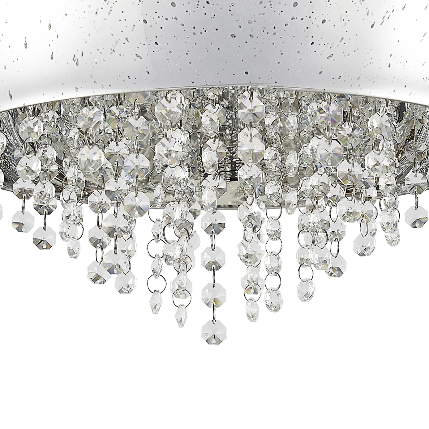 Lucande Elinara Kristall-Deckenlampe, 40 Cm Chrom 10 Lucande Elinara Kristall-Deckenlampe, 40 Cm Chrom – Bild 8