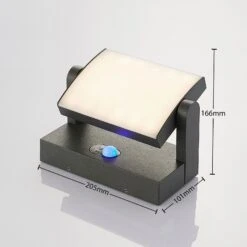 LED-Solar-Außenwandlampe Sherin Mit Sensor -Eleganter Beleuchtungsladen 9932022 4