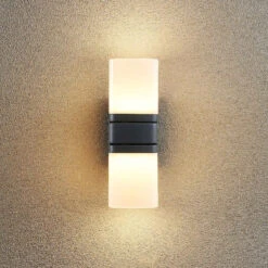 Lindby Jasiah LED-Außenwandleuchte Drehbar -Eleganter Beleuchtungsladen 9932037 5