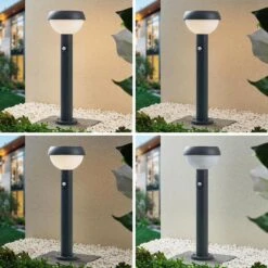 Lindby Kallie LED-Solar-Wegeleuchte Mit Sensor -Eleganter Beleuchtungsladen 9932072 2