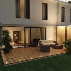 Lindby Gracelle LED-Bodeneinbaulampe, 3 St. Eckig -Eleganter Beleuchtungsladen 9934049 2