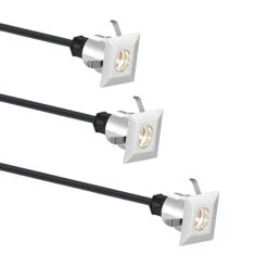 Lindby Gracelle LED-Bodeneinbaulampe, 3 St. Eckig -Eleganter Beleuchtungsladen 9934049 6