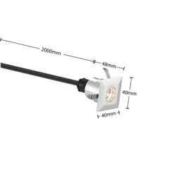Lindby Gracelle LED-Bodeneinbaulampe, 3 St. Eckig -Eleganter Beleuchtungsladen 9934049 7