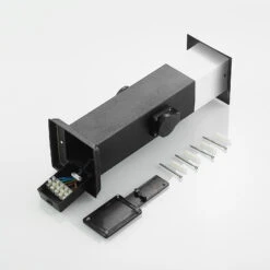 Prios Riksa Sockelleuchte, 2 Steckdosen, Schwarz -Eleganter Beleuchtungsladen 9934115 8