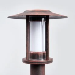 LED-Sockelleuchte Pavlos In Rost, Bewegungsmelder -Eleganter Beleuchtungsladen 9945246 3