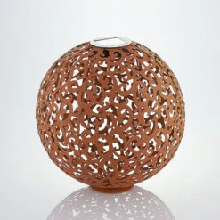 Lindby Eduta Ornament-LED-Solarleuchte, Rostfarben -Eleganter Beleuchtungsladen 9945353 3
